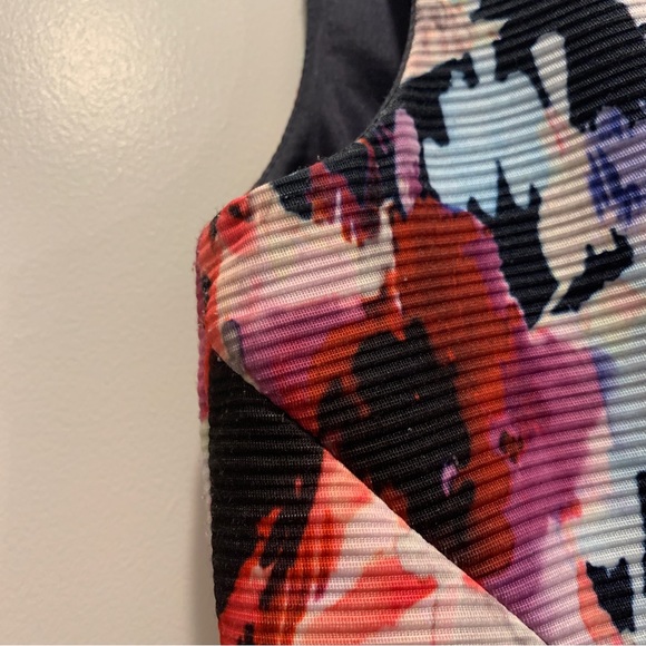 Kate Spade Hazy Floral Fit n' Flare Bow Back Dress Sz 00 - Picture 7 of 7